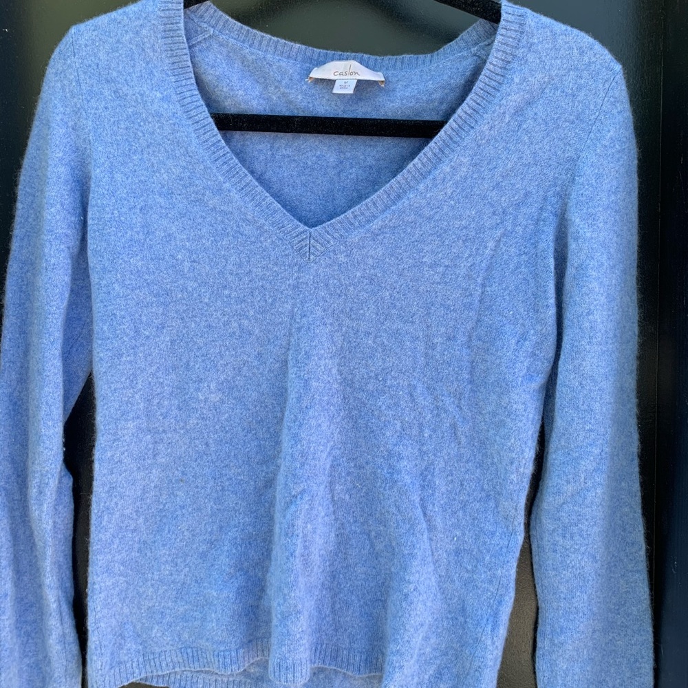 Essential Baby Blue Cashmere Sweater